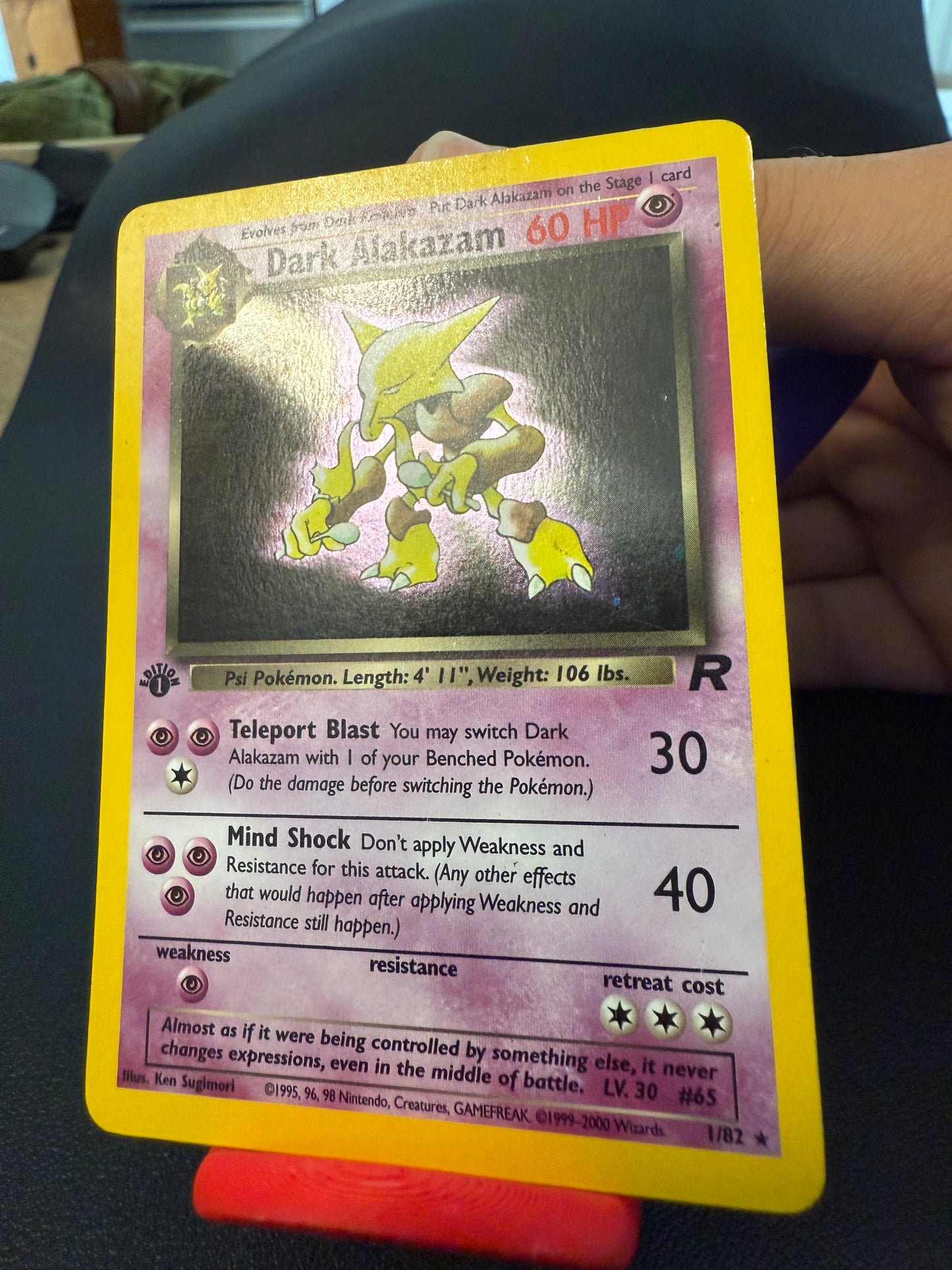 š Dark Alakazam ā Team Rocket (1st Edition)
