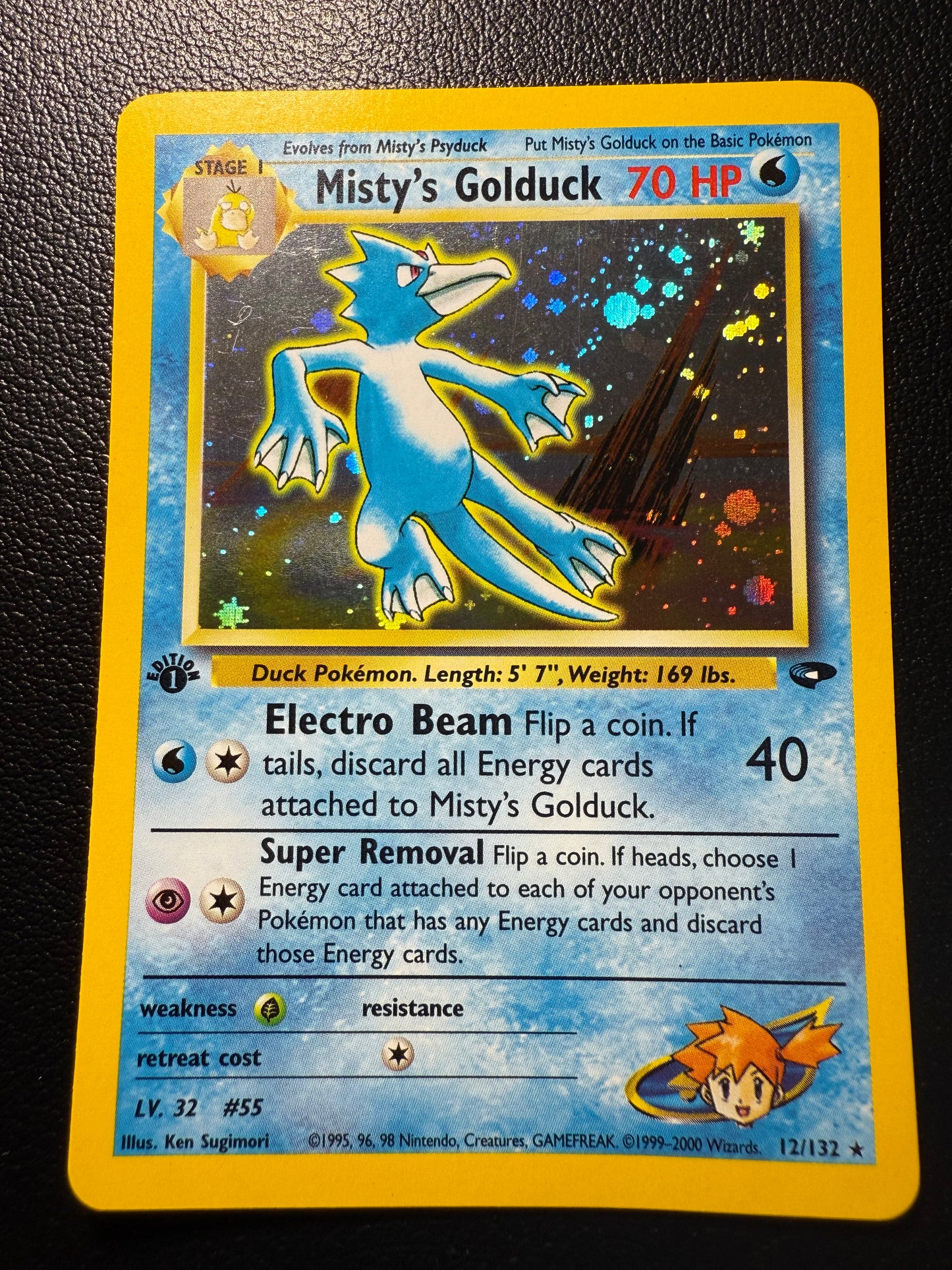 🌊 Misty’s Golduck – Gym Challenge (1st Edition)