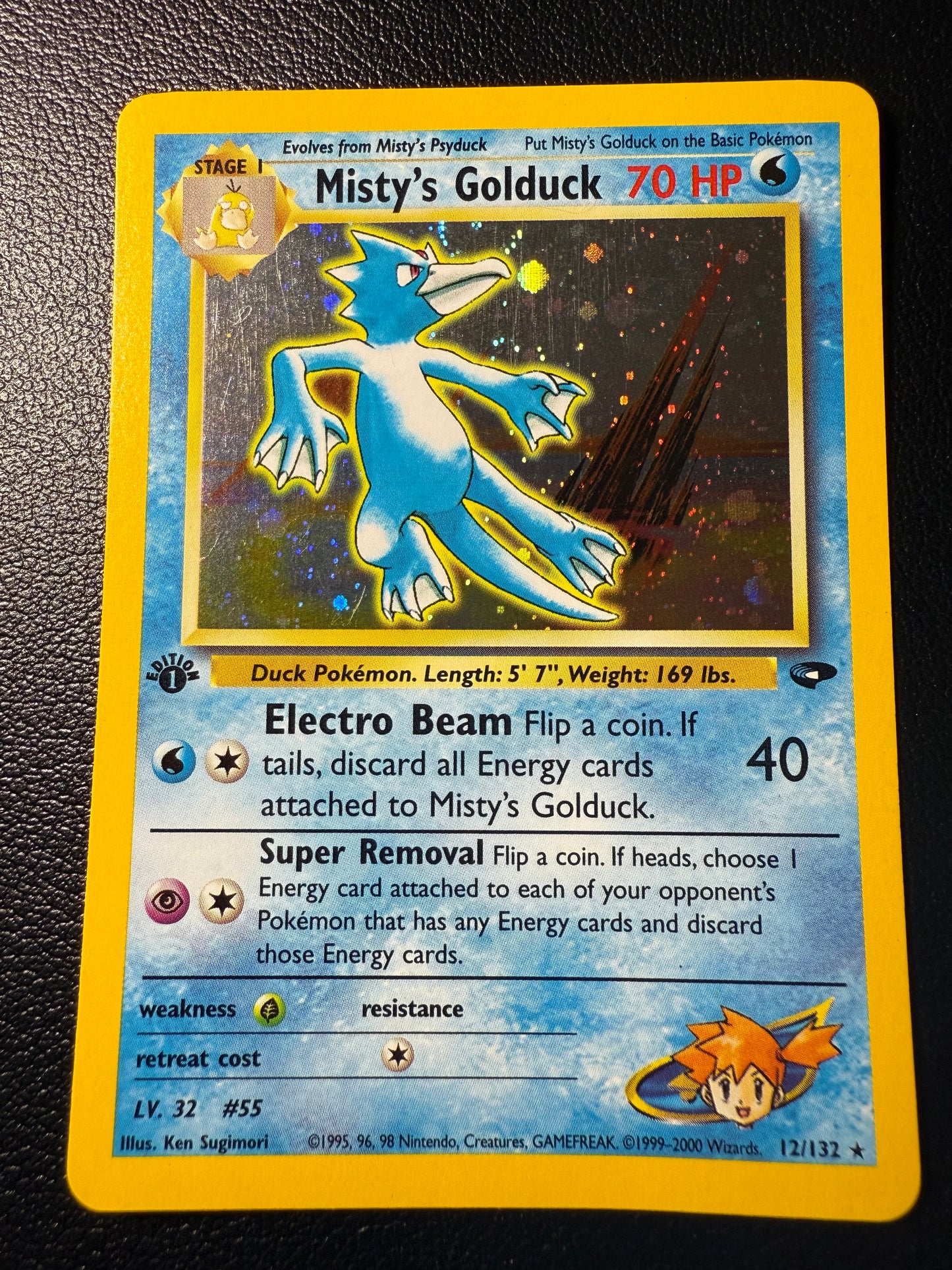 🌊 Misty’s Golduck – Gym Challenge (1st Edition)