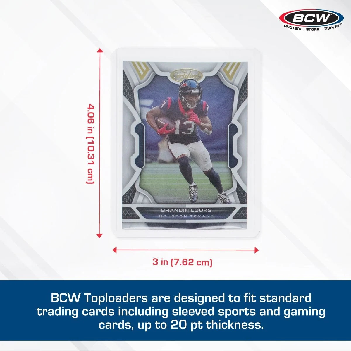 BCW 500ct Top Loaders – Clear Rigid Card Holders for Sports & TCG Cards