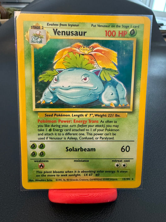 🌿 Venusaur – Base Set (Unlimited)