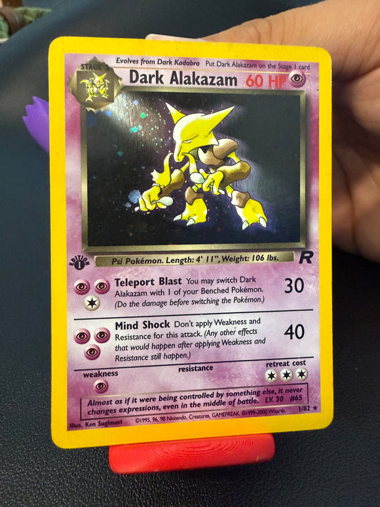 🌀 Dark Alakazam – Team Rocket (1st Edition)