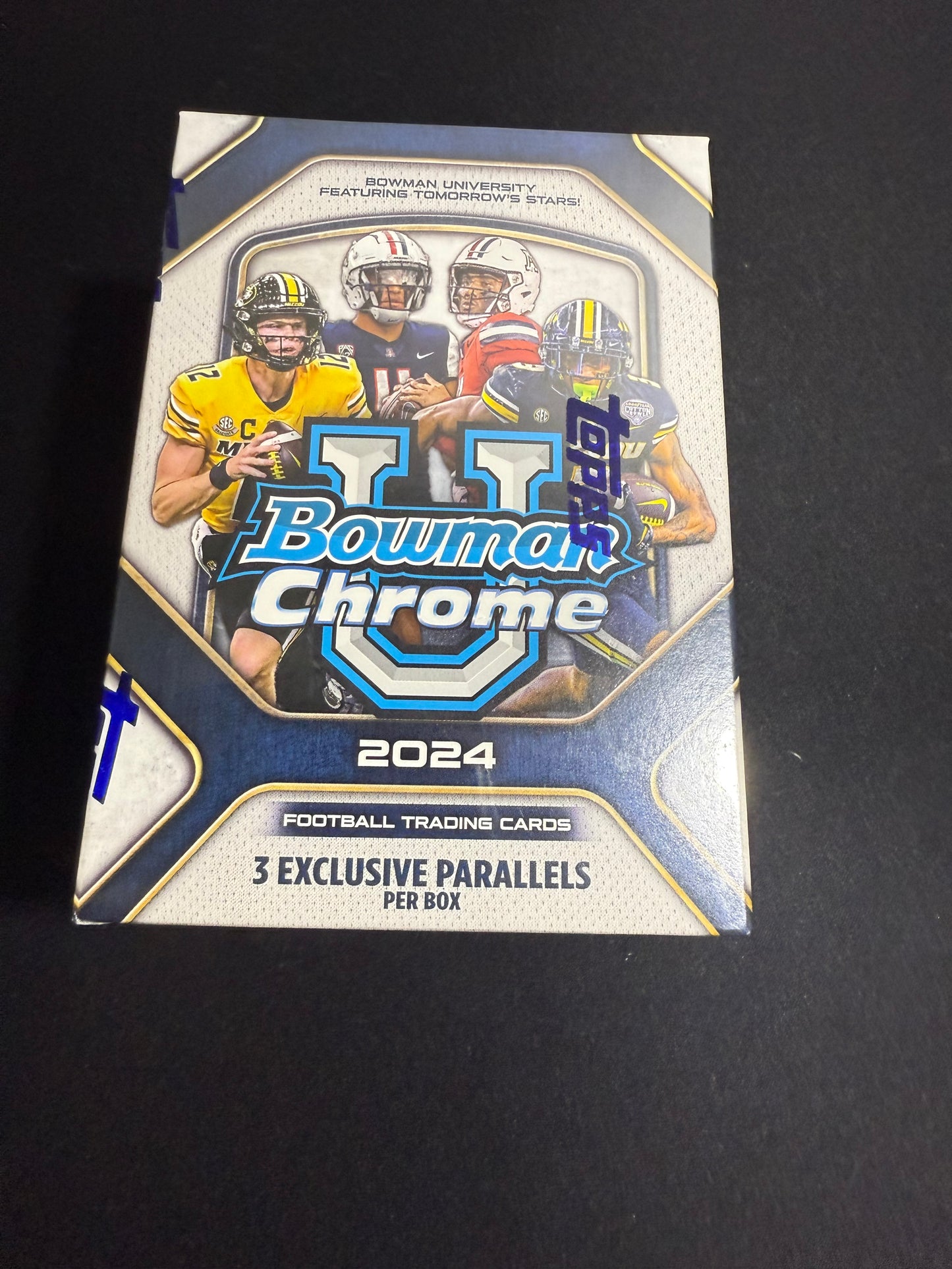 2024 Bowman University Chrome Football Blaster Box