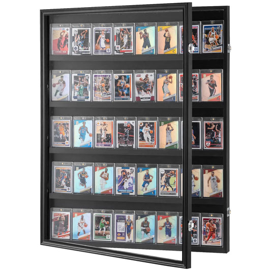 VEVOR Elite 35 Card Collector's Frame 24.3x30.5 in with UV Protective PC Glass