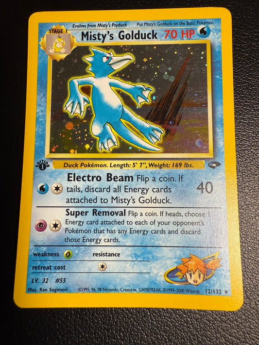 🌊 Misty’s Golduck – Gym Challenge (1st Edition)